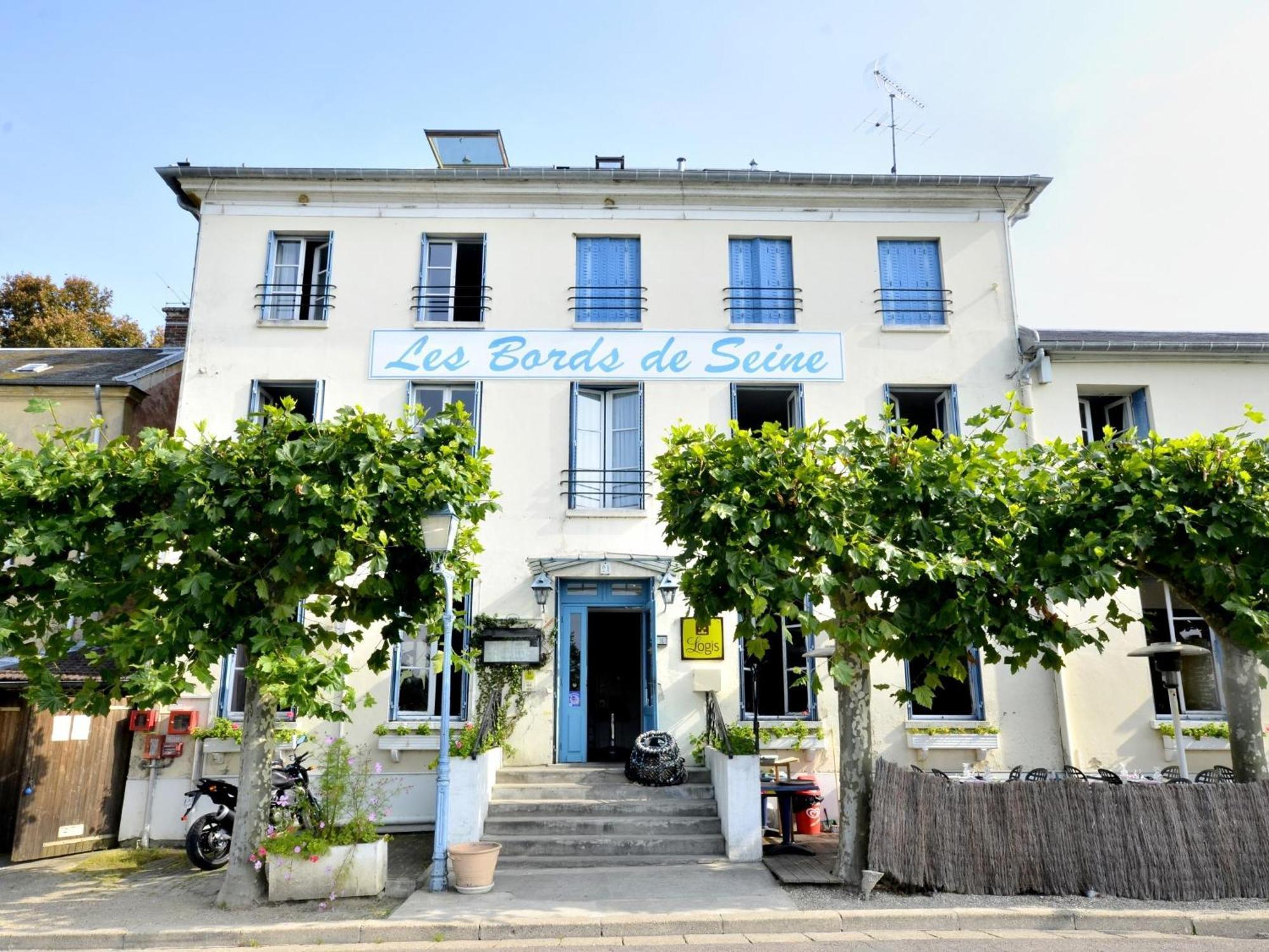 Logis Hotel & Restaurant - Les Bords De Seine La Roche-Guyon Exteriér fotografie
